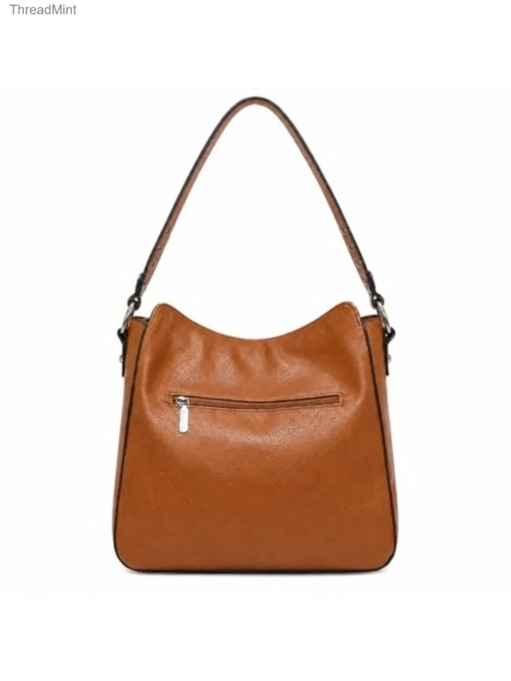Faux Leather Studded Hobo Bag Crossbody Purse Shoulder Handbag Women